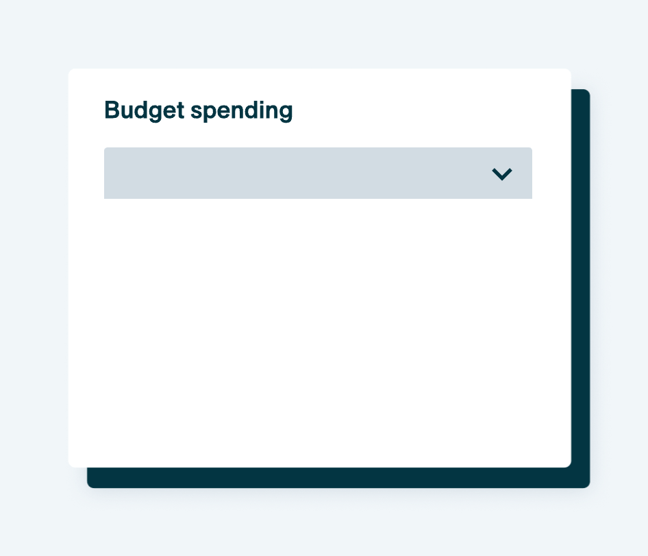 budget spending alternatives